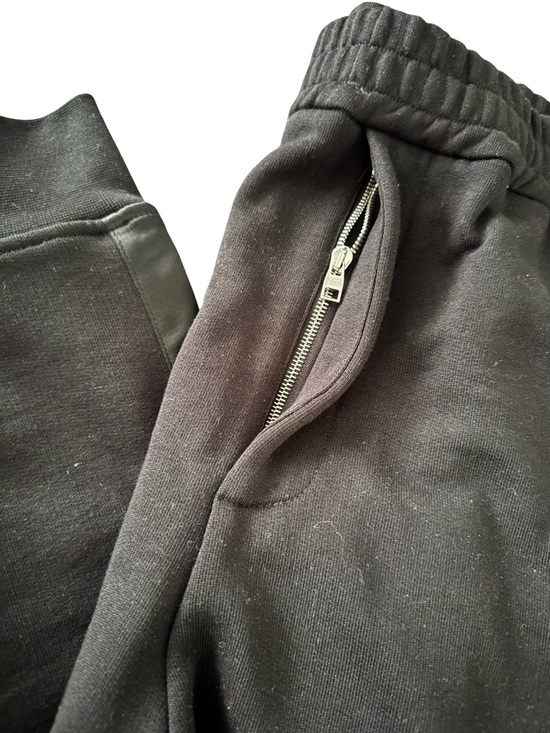 Alexander McQueen Black Logo-Back Satin-Trim Joggers - Picture 9 of 9